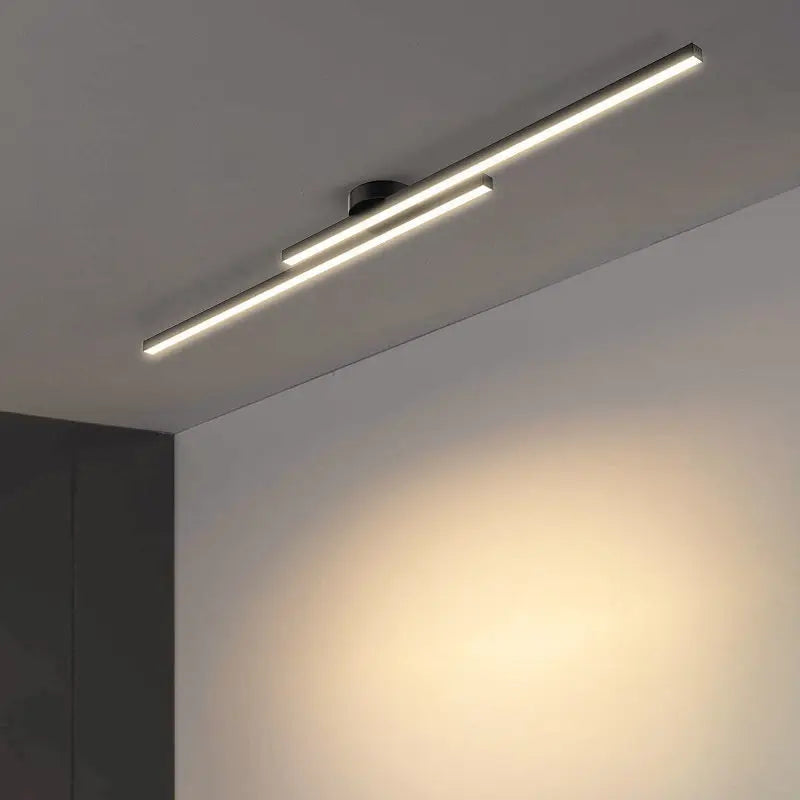 Plafonnier LED Linivo minimaliste en aluminium