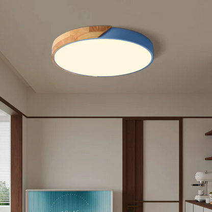 Plafonnier en bois scandinave Skalvi