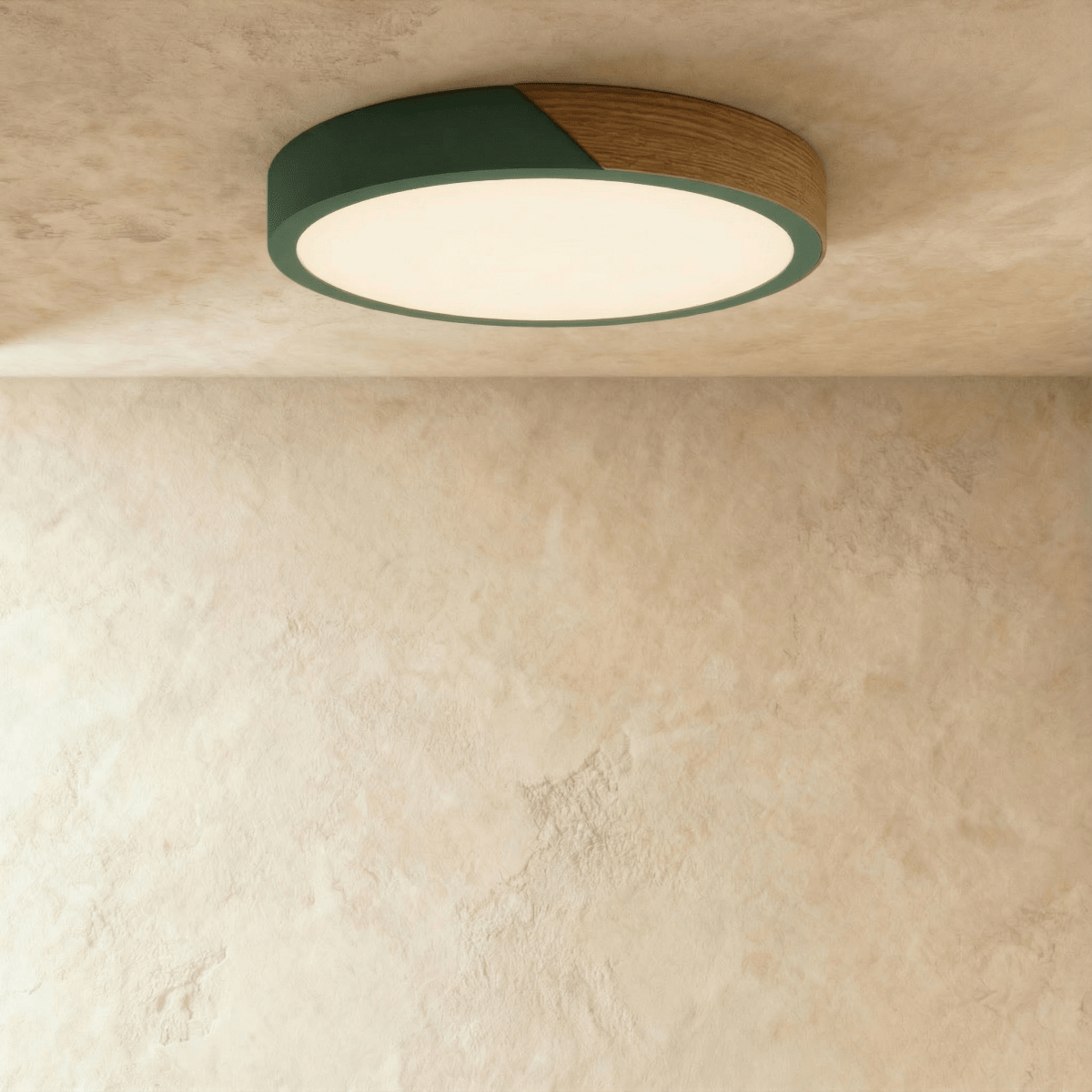 Rosvella Luminaire de plafond scandinave en bois