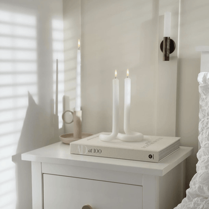 Applique murale sans fil en bois fine