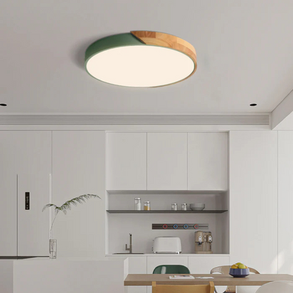 Plafonnier en bois scandinave Skalvi