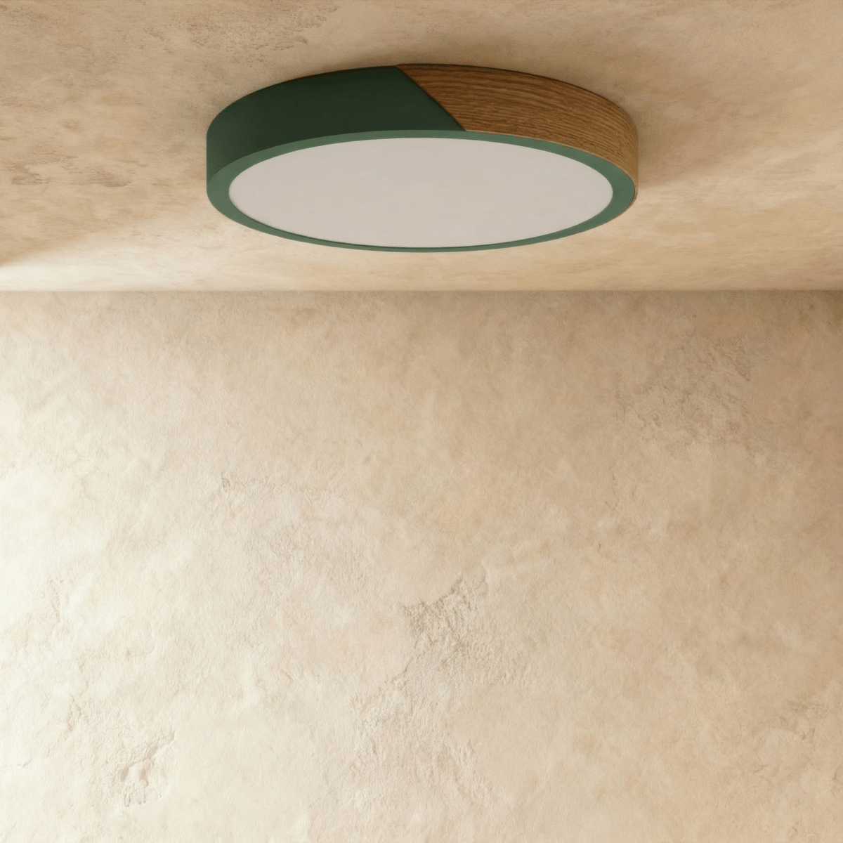 Rosvella Luminaire de plafond scandinave en bois