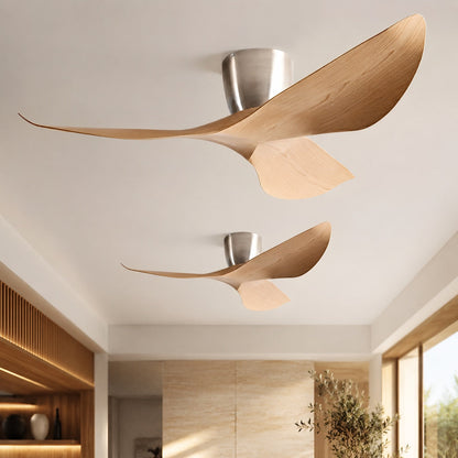Ventilateur de plafond à pales sculptées