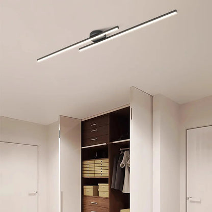 Plafonnier LED Linivo minimaliste en aluminium