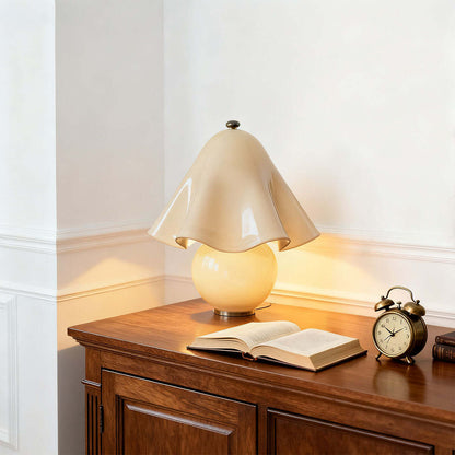 Lampe de table bohème en céramique Halcyra