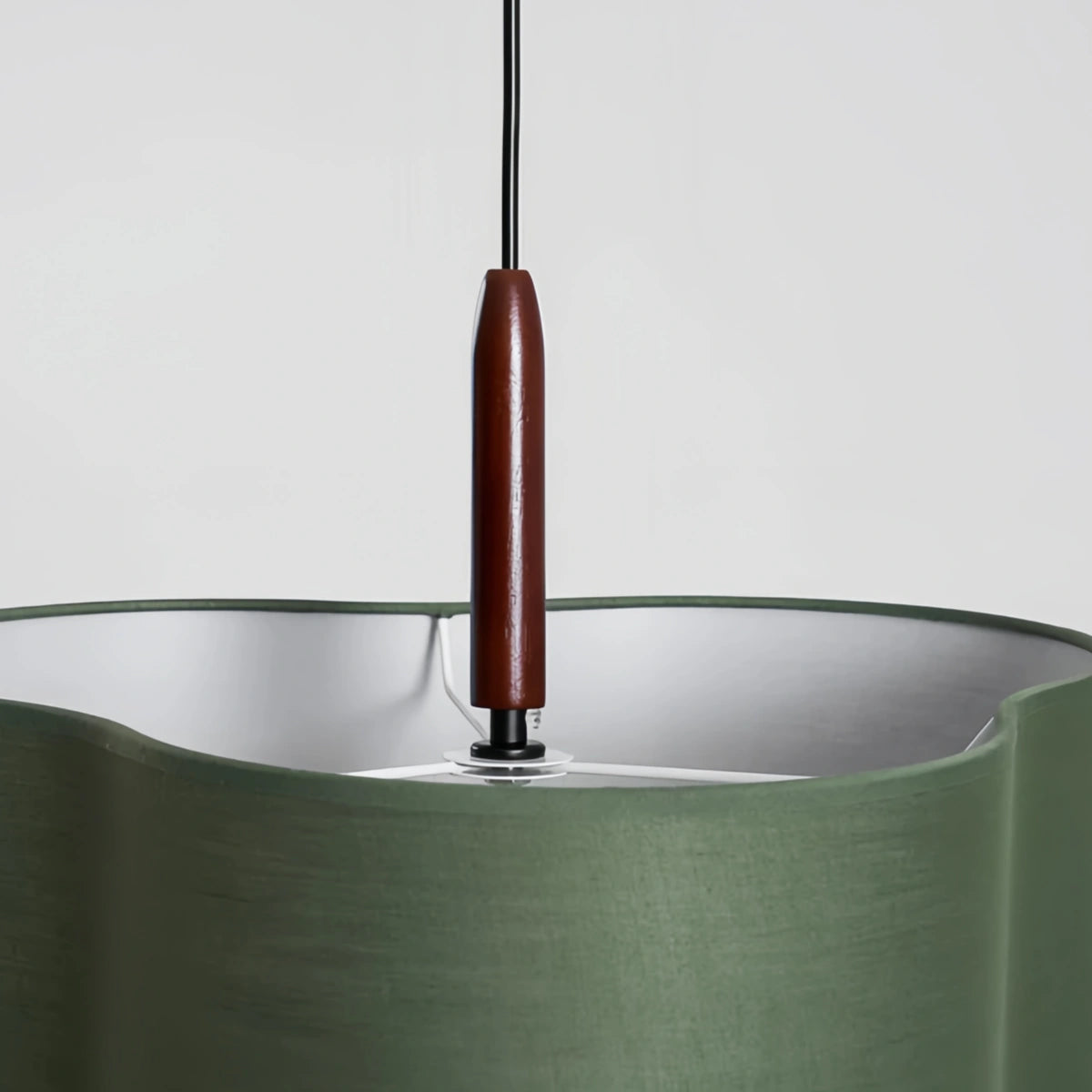 Suspension en tissu noyer à étages