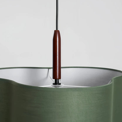 Suspension en tissu noyer à étages