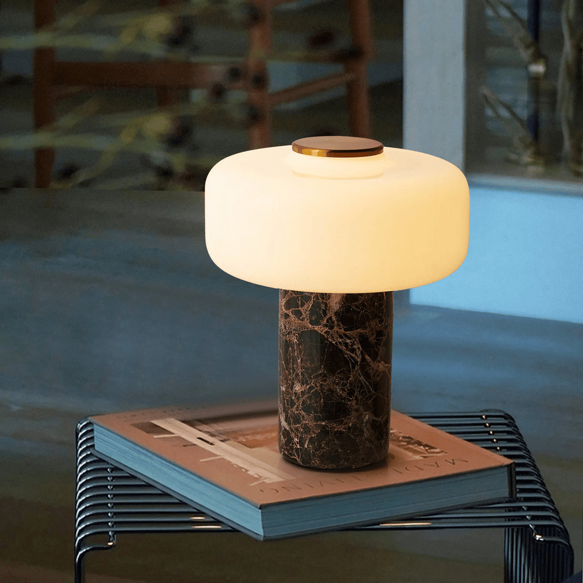 Lampe de table nordique en marbre Wintero