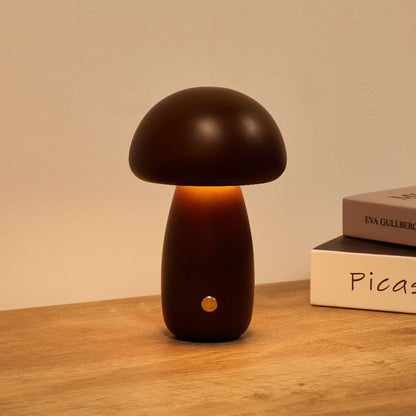 Lampe de table en bois scandinave Fungara