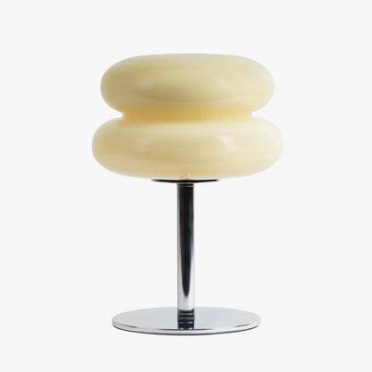 Lampe de table en verre mid-century Lyrensa