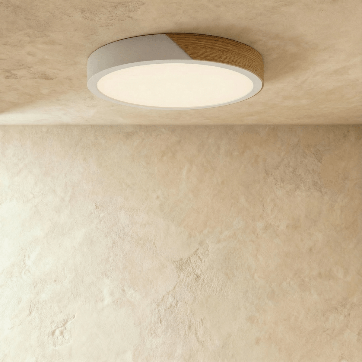 Rosvella Luminaire de plafond scandinave en bois