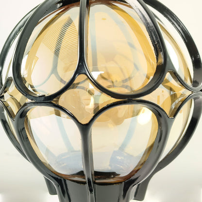 Lanterne classique à poser en verre avec cage