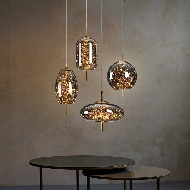 Suspension en verre Starlight