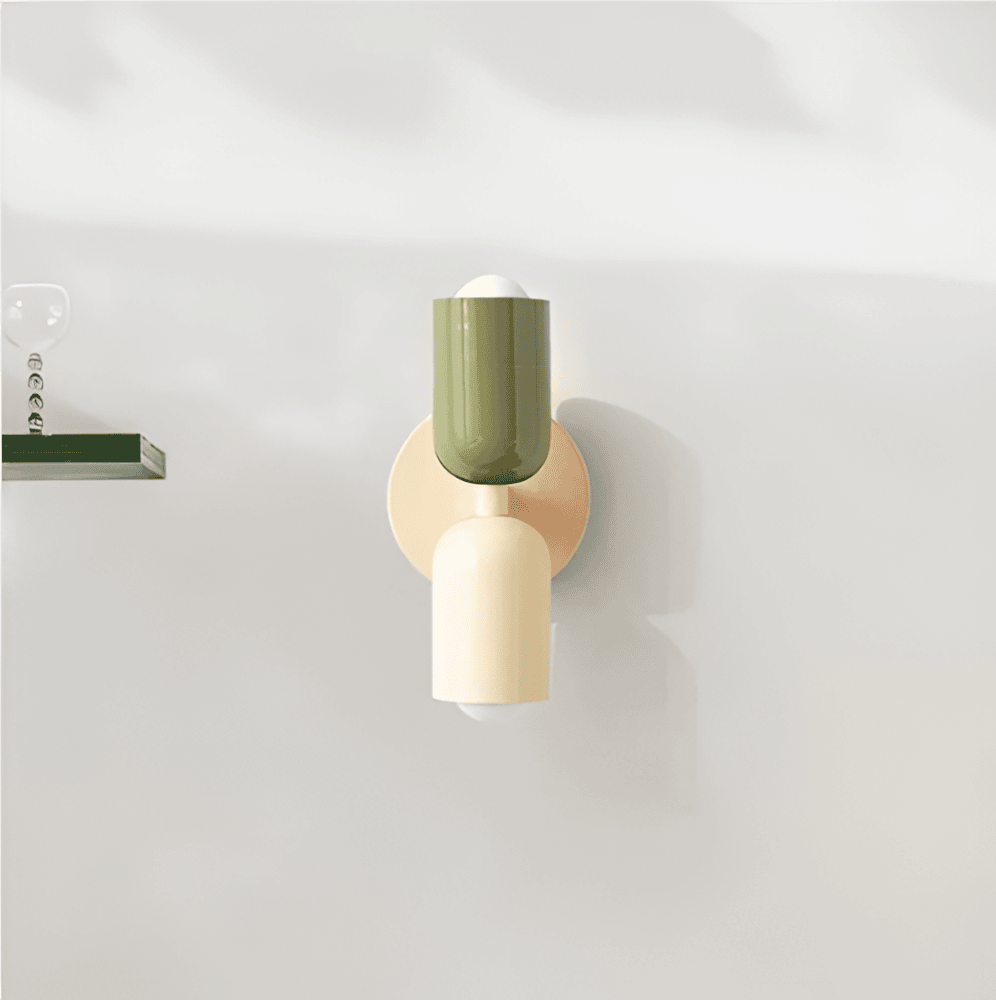 Applique murale capsule en fer de style Bauhaus Miravel