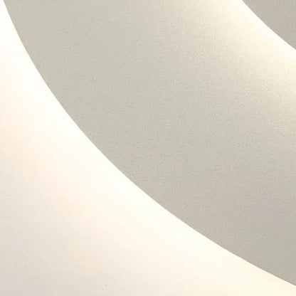 Plafonnier métallique superposé à montage affleurant