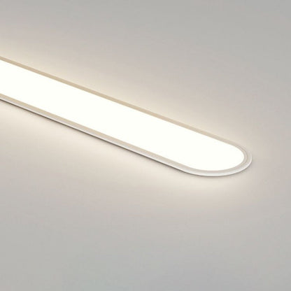 Plafonnier ovale minimaliste en métal Ovalis