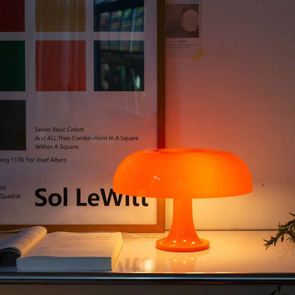 Lampe de table champignon scandinave en opale Fungora
