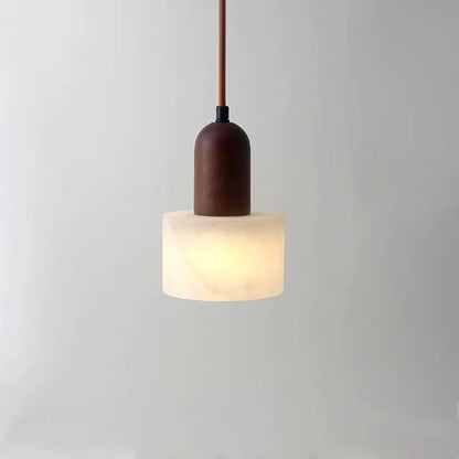 Suspension en marbre vert jade Japandi Sarelle