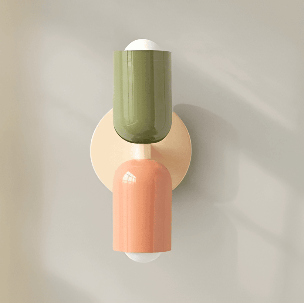 Applique murale capsule en fer de style Bauhaus Miravel