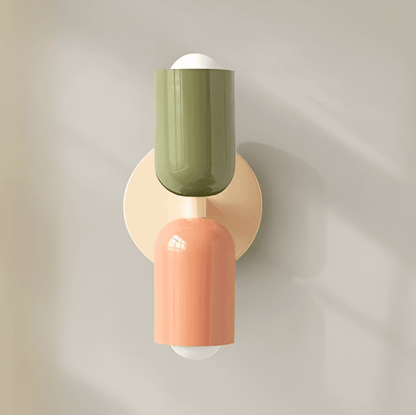 Applique murale capsule en fer de style Bauhaus Miravel