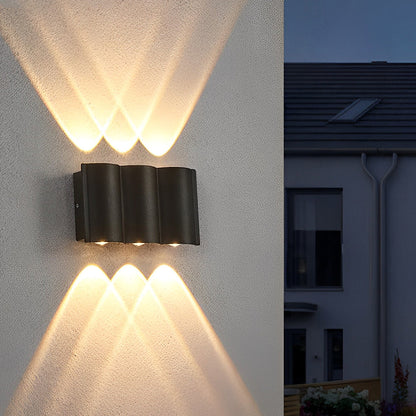 Applique murale extérieure à LED Wave