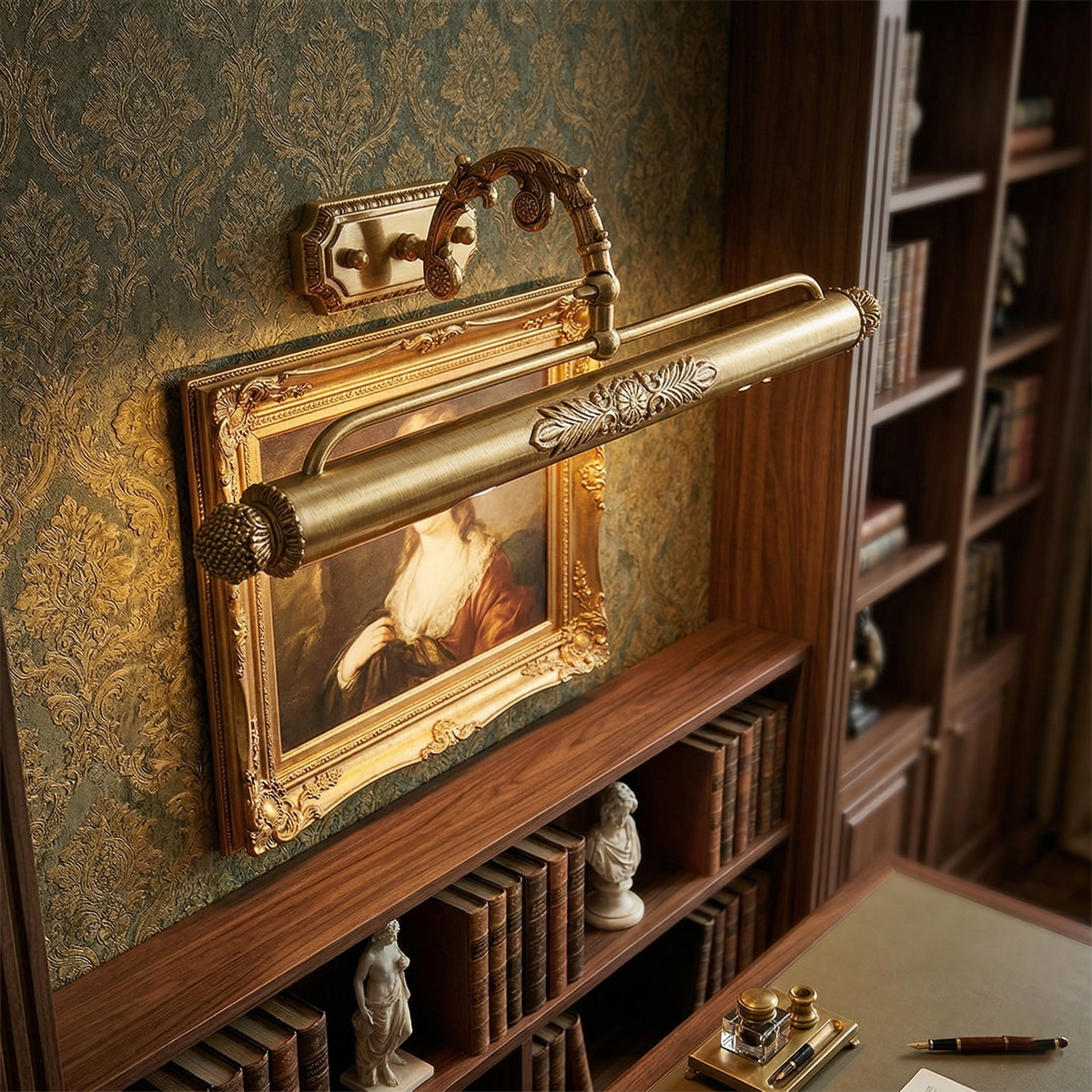 Applique murale décorative en laiton pour tableaux