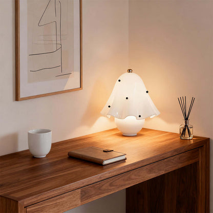 Lampe de table bohème en céramique Halcyra