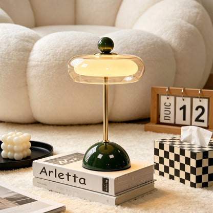 Lampe de table Calvento en verre Art déco