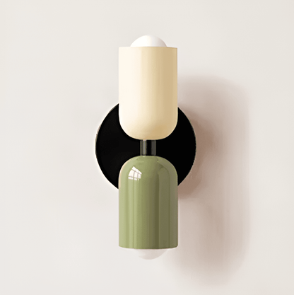 Applique murale capsule en fer de style Bauhaus Miravel