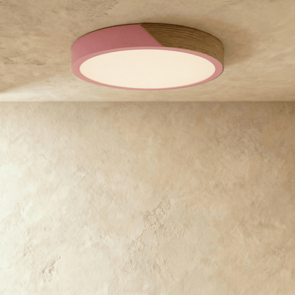 Rosvella Luminaire de plafond scandinave en bois