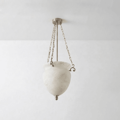 Pendentif chaîne avec urne en albâtre