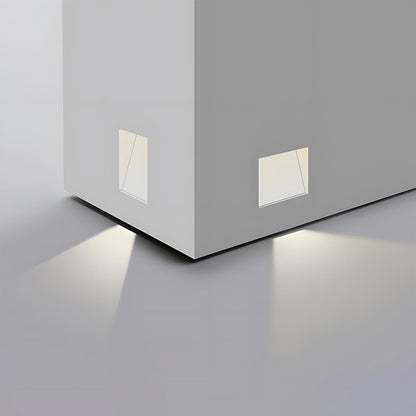 Éclairage d’escalier encastré minimaliste en aluminium Nichelle