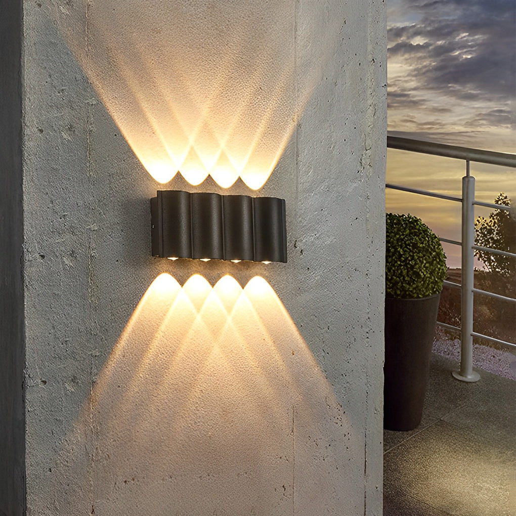 Applique murale extérieure à LED Wave