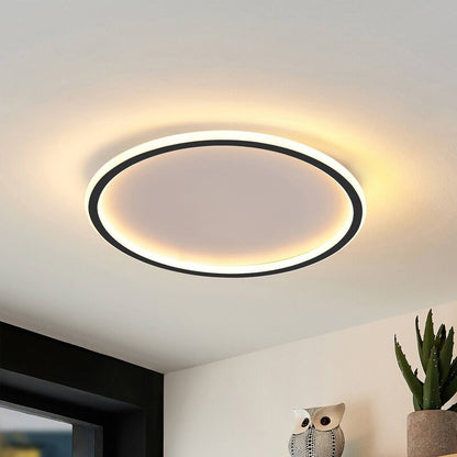 Plafonnier LED rond en acrylique affleurant
