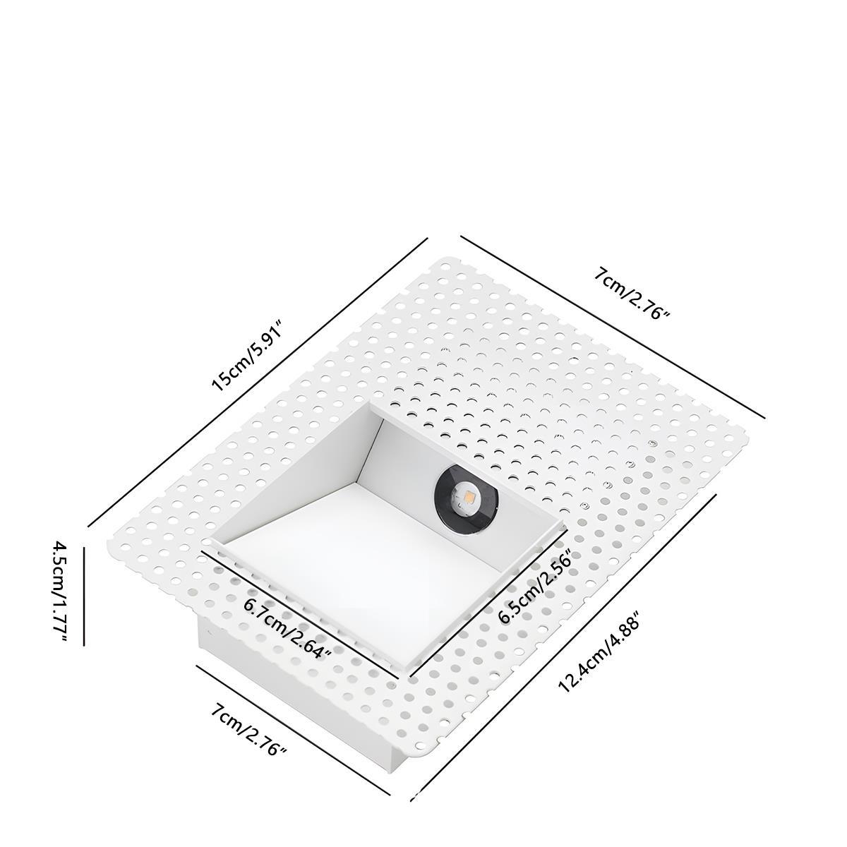 Éclairage d’escalier encastré minimaliste en aluminium Nichelle
