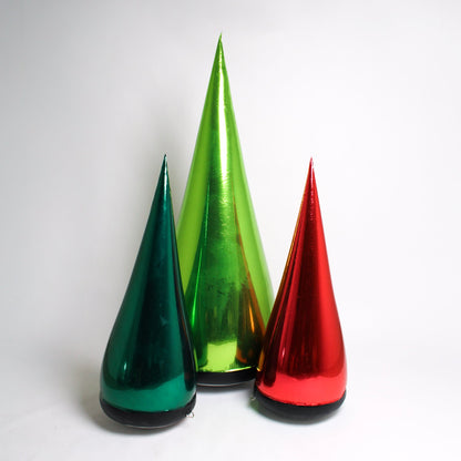Sapin de Noël gonflable moderne en PVC métallisé Glintora