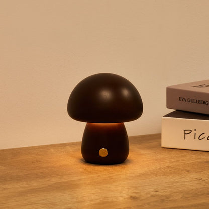Lampe de table en bois scandinave Fungara