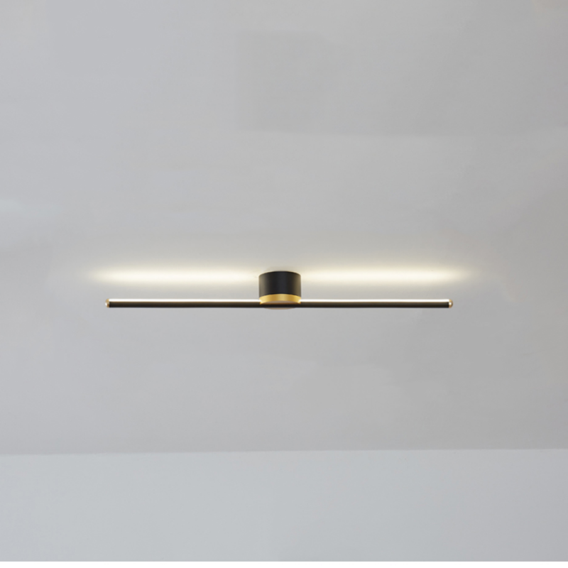 Plafonnier linéaire minimaliste en métal Filara