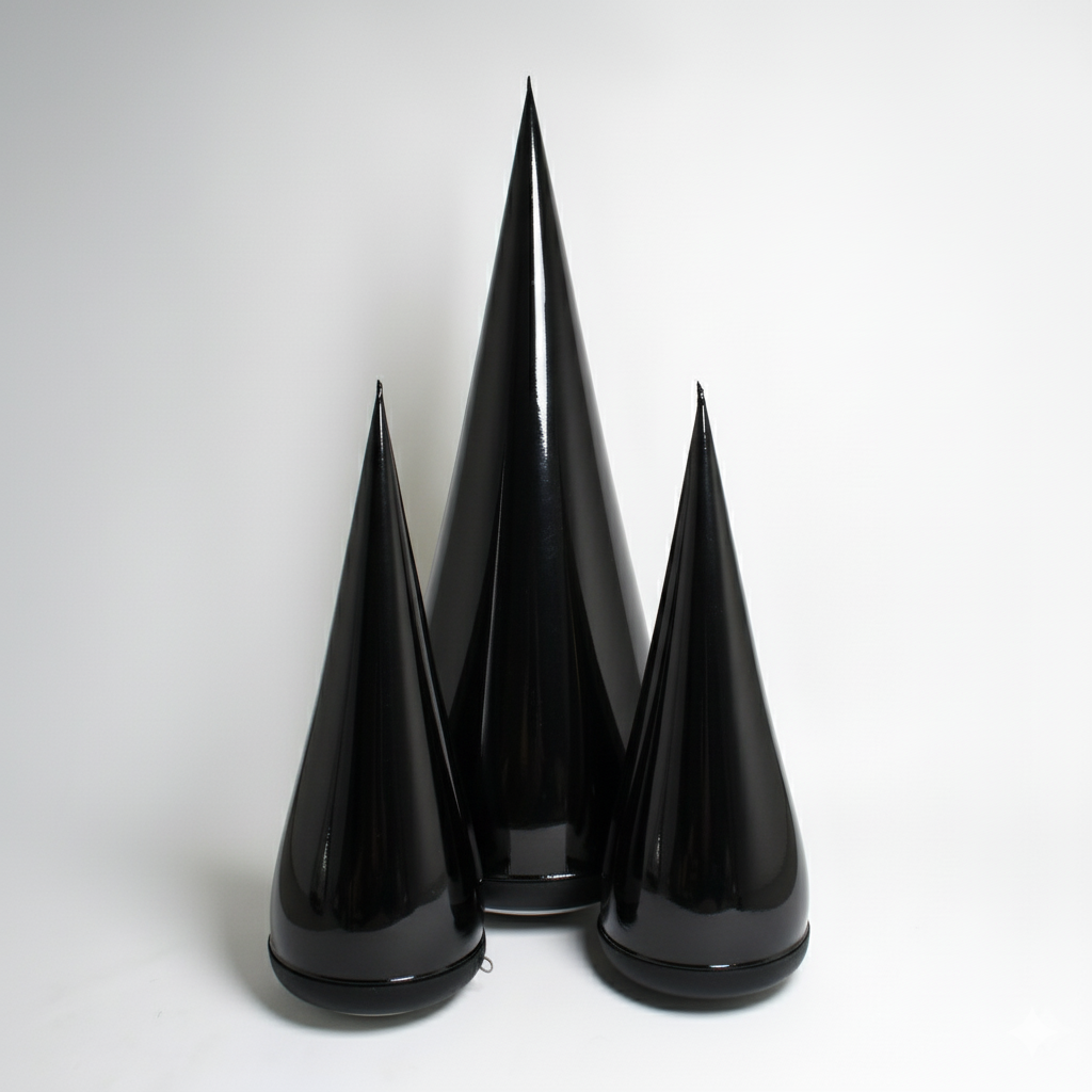 Sapin de Noël gonflable moderne en PVC métallisé Glintora