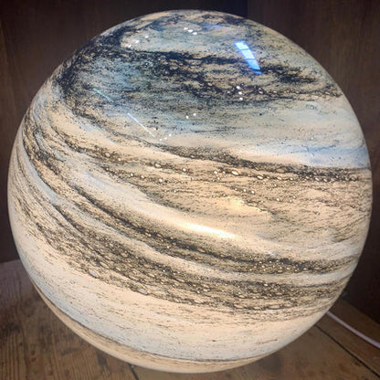 Lampe de table lunaire en verre céleste Selenora