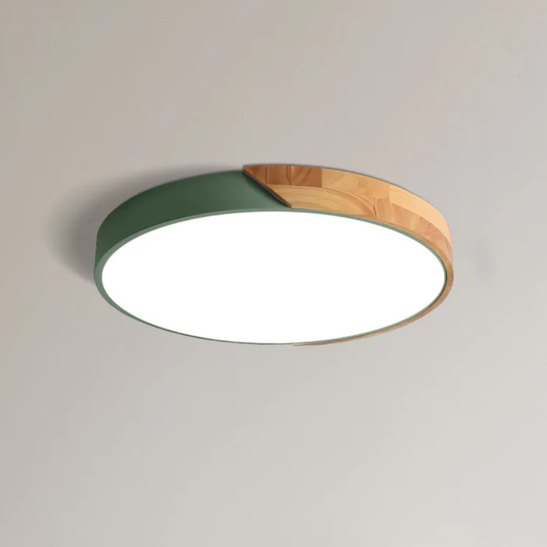 Plafonnier en bois scandinave Skalvi