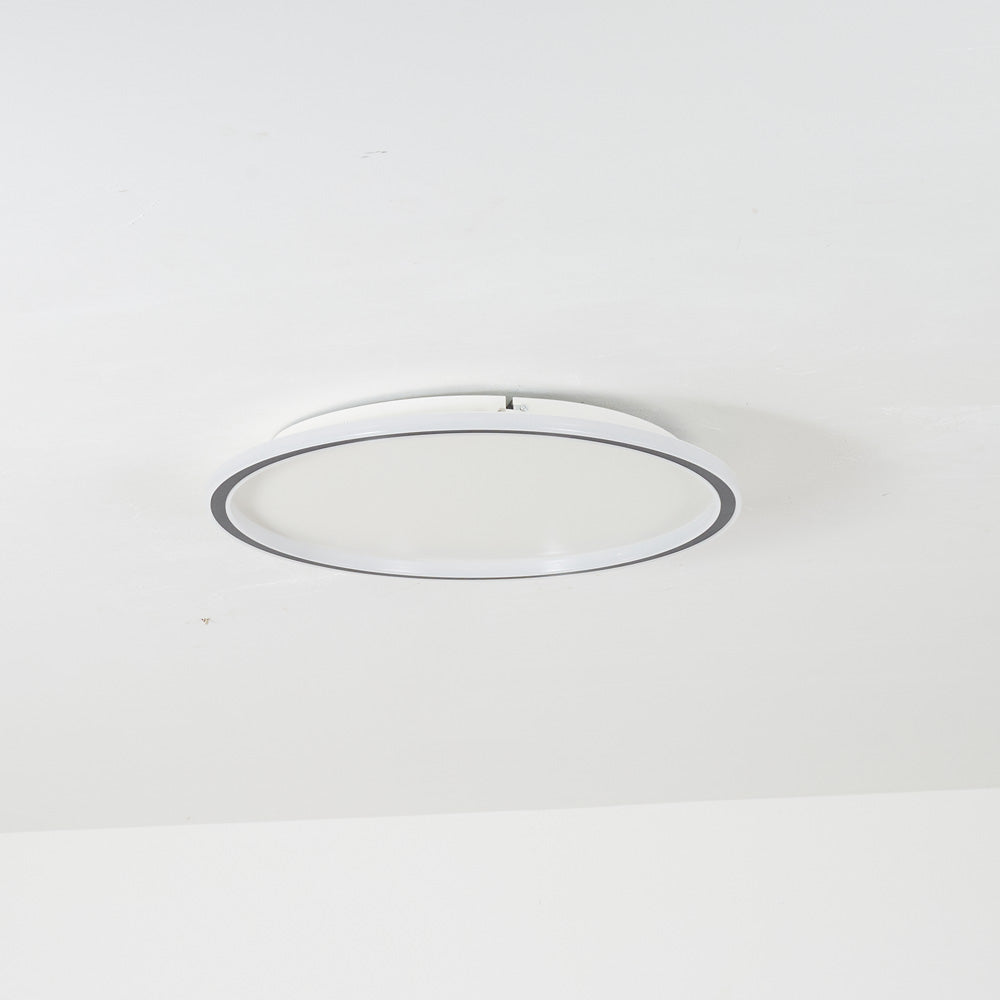 Plafonnier LED rond en acrylique affleurant