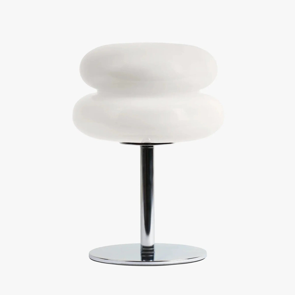 Lampe de table en verre mid-century Lyrensa