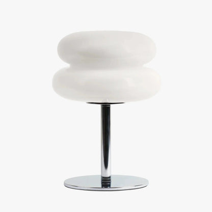 Lampe de table en verre mid-century Lyrensa