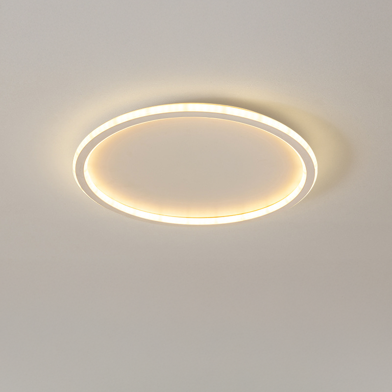 Plafonnier affleurant en aluminium scandinave Solvane