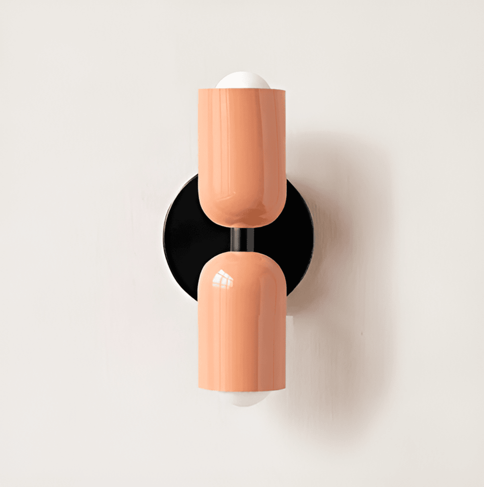 Applique murale capsule en fer de style Bauhaus Miravel