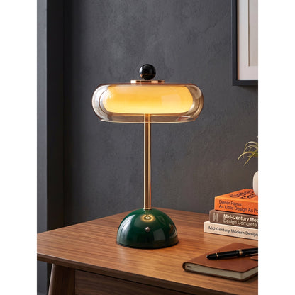Lampe de table Calvento en verre Art déco