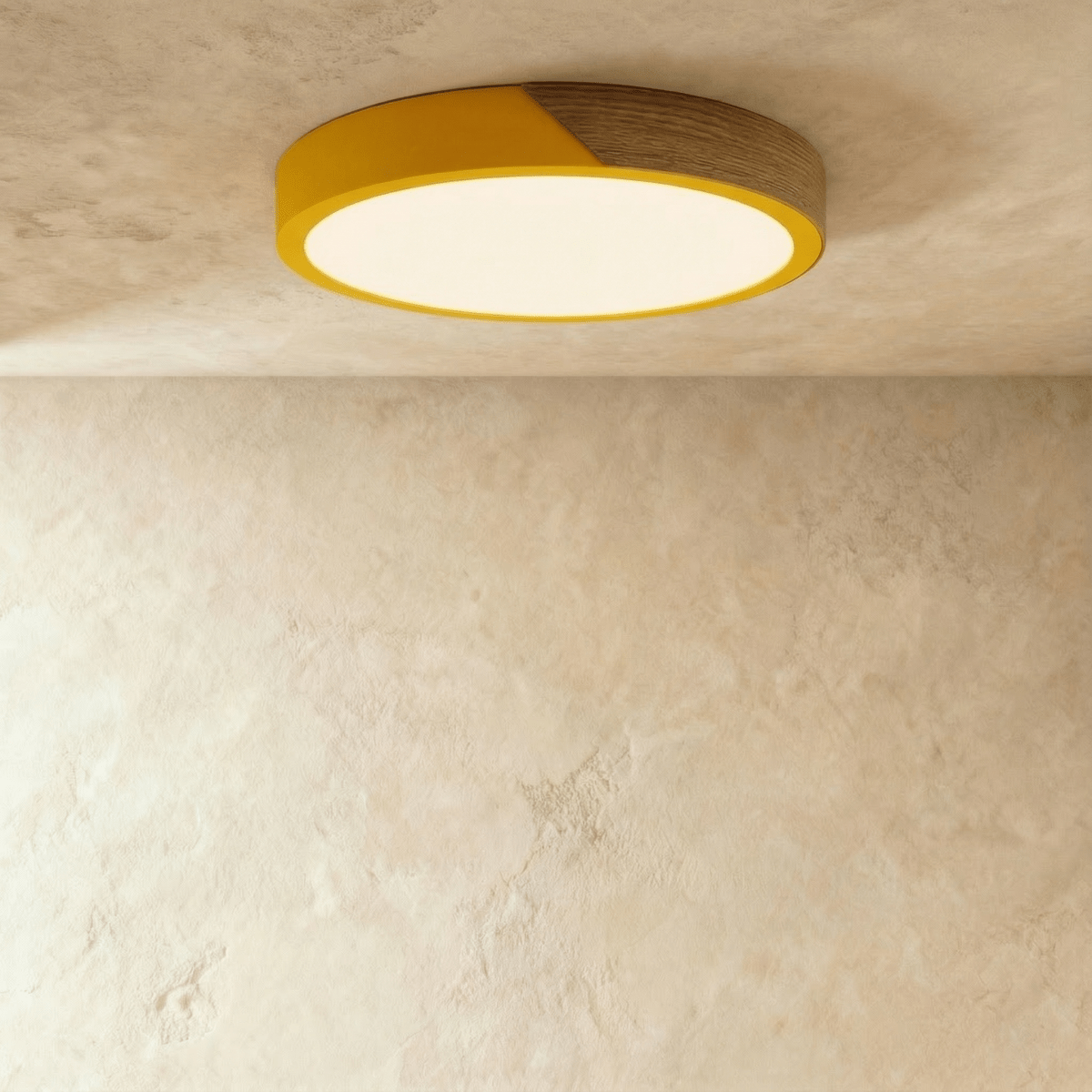 Rosvella Luminaire de plafond scandinave en bois