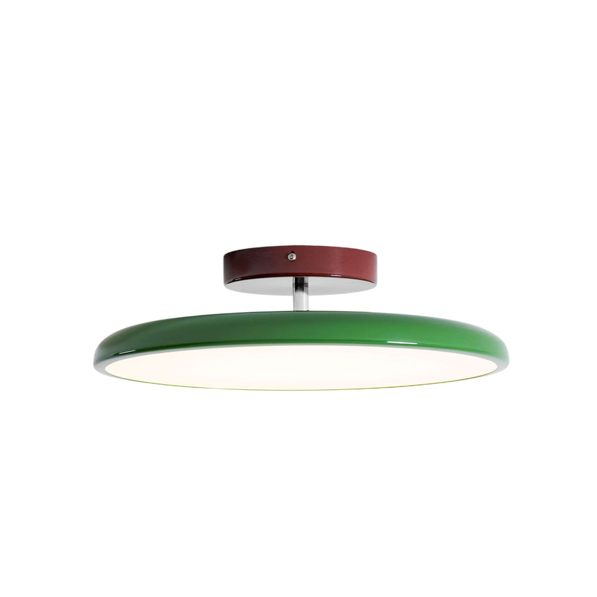 Plafonnier rond en bois orientable
