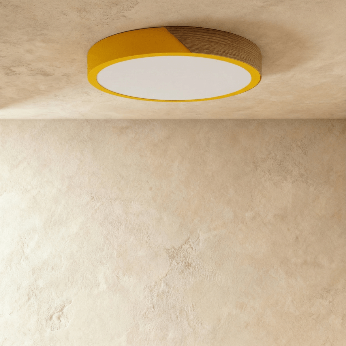 Rosvella Luminaire de plafond scandinave en bois
